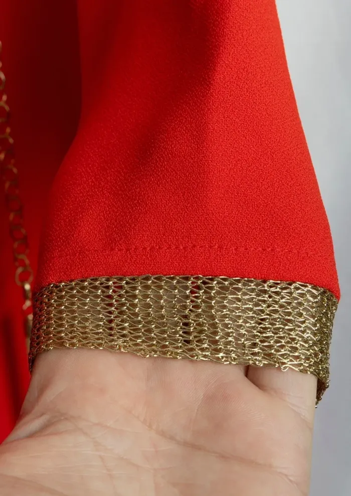 Robe rouge Devernois – Taille 40 - photo numéro 6