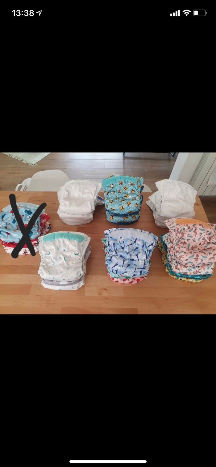 Vends lot bambino mio 20 couches lavables