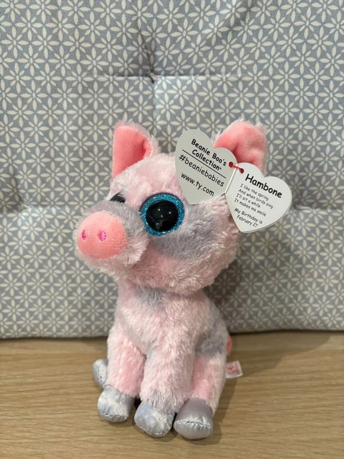 Peluche Hambone Le Cochon "The Beanie Boo's Collection" - photo numéro 3
