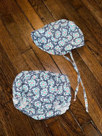 Bloomer + chapeau Lola palacios 12 mois