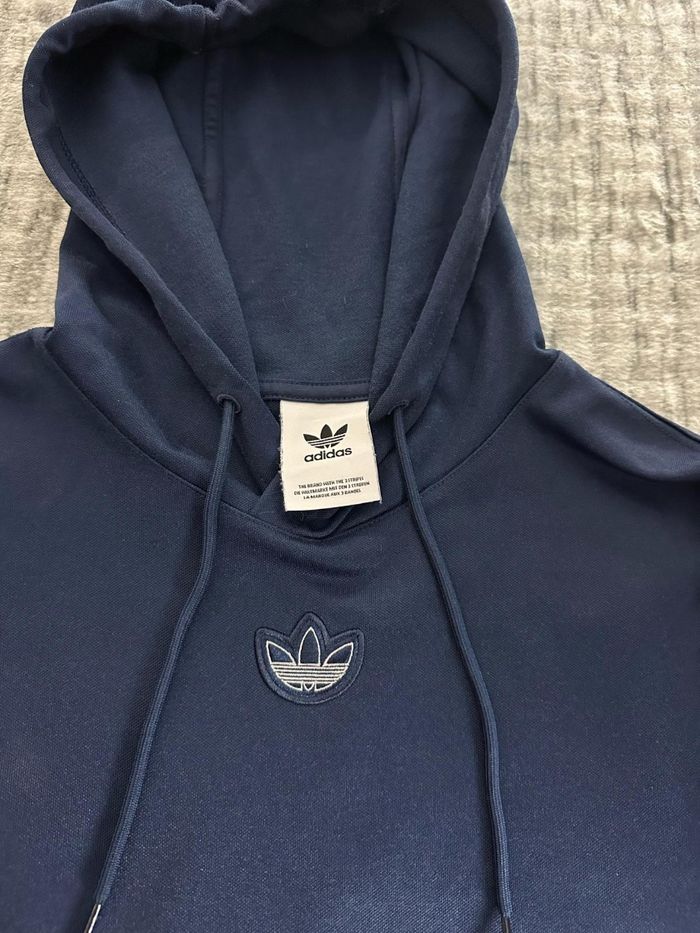 Sweat Adidas, bleu marin, logo brodé - Taille S - photo numéro 4