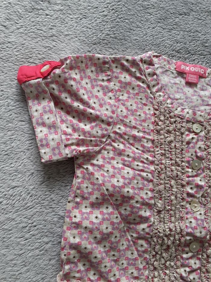 Tunique fille manches courtes 6 mois neuve - photo numéro 2