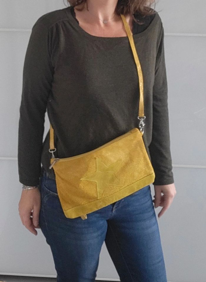 Sac Bandoulière cuir The Genuine Leather - photo numéro 2