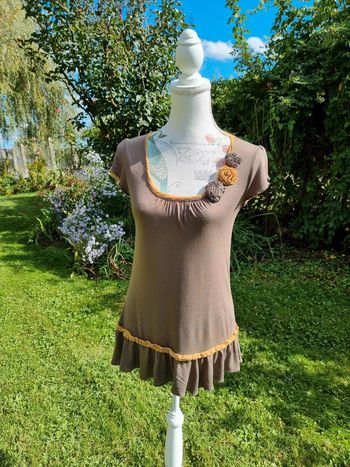 Grain de Malice blouse marron * taille S *