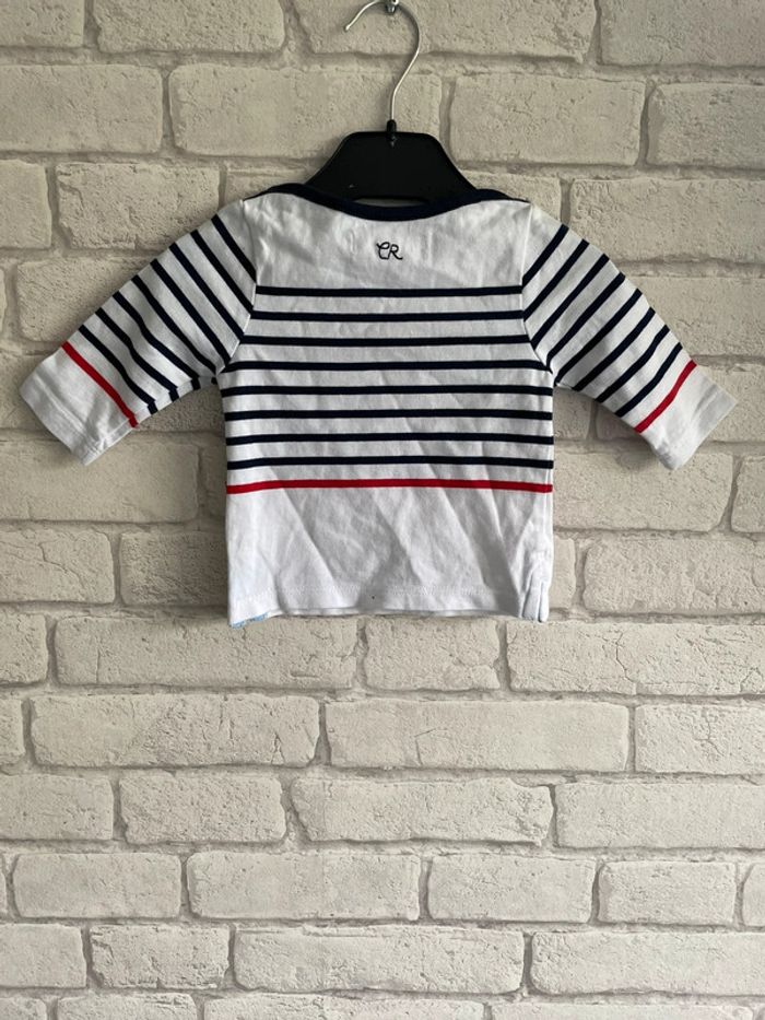 Tee-shirt Cadet Rousselle taille 3 mois - photo numéro 2
