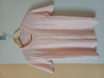 pull maille  manches courtes