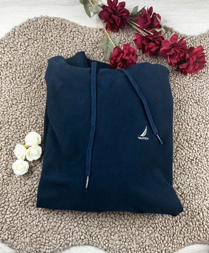 Sweat à capuche, Nautica bleu marine taille XXL