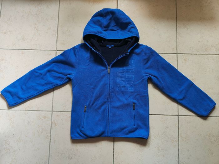 Veste polaire bleue 10 ans neuve