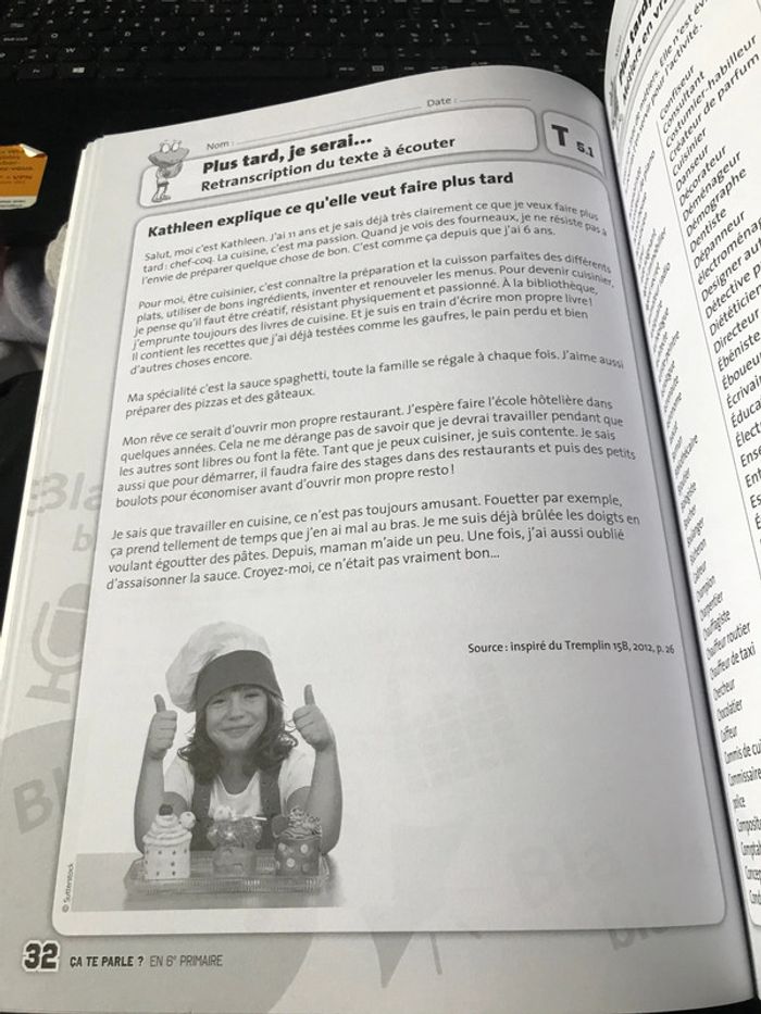 Ça te parle ? En 6 ème primaire Érasme - photo numéro 2