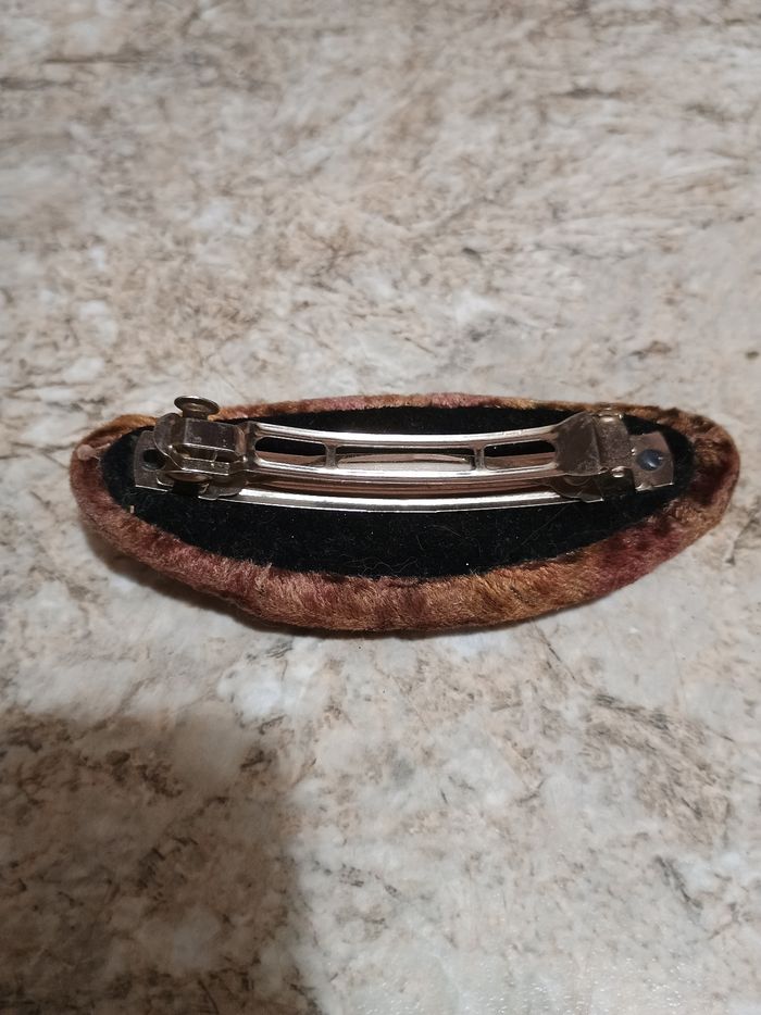 Barrette à cheveux en velours - photo numéro 2