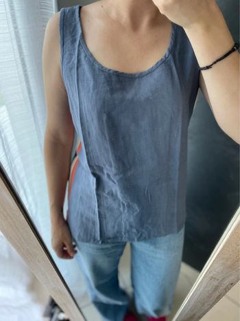 Débardeur bande sur côté