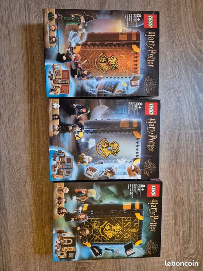 NEUF Lot de 3 Boites Lego Harry Potter Livres Cours 76382 + 76397 + 76385