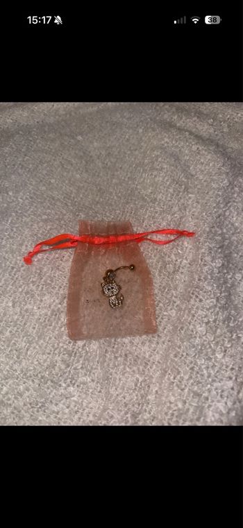 piercing nombril acier inoxydable 