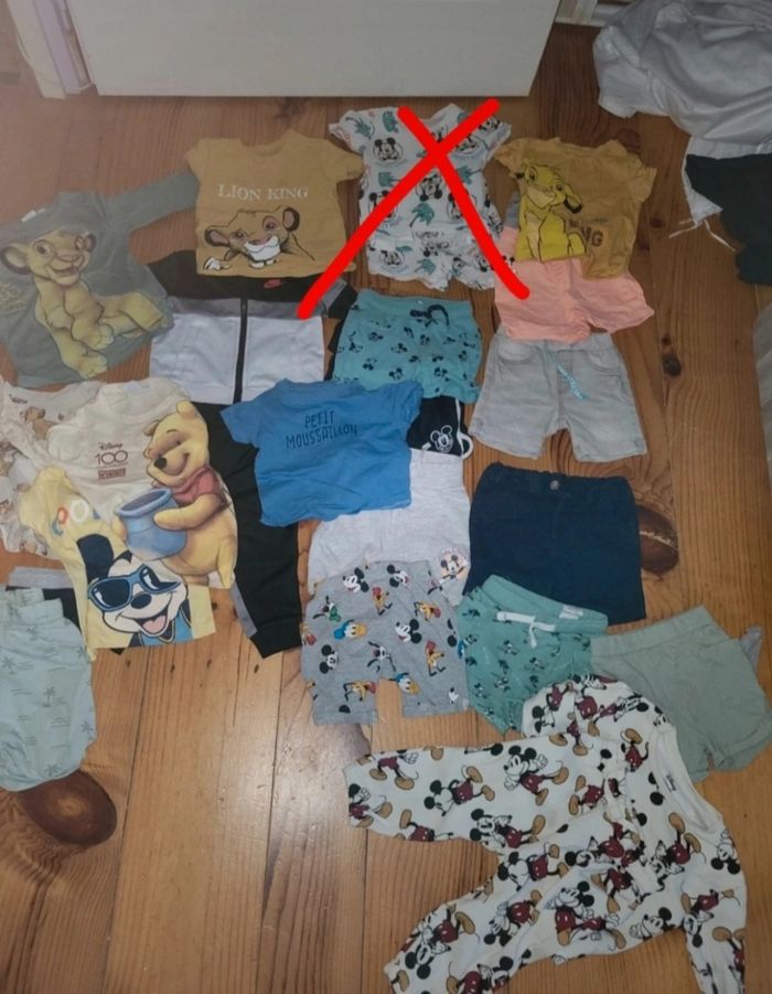 Lots vêtements disney