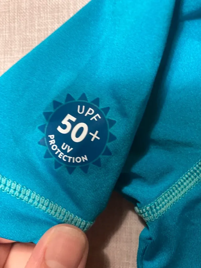 -shirt anti-UV bébé Nabaiji turquoise – 18 mois, protection UPF 50+ - photo numéro 4