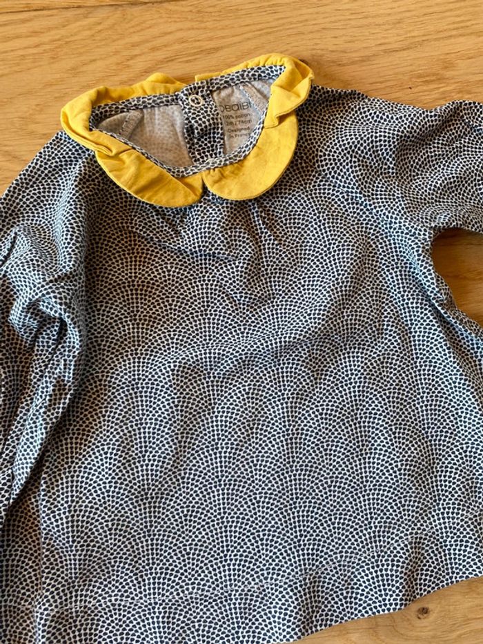 Lot de 12 T-shirts manches longues + blouses - 12 mois - photo numéro 6