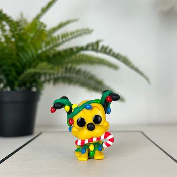 Figurine Funko Pocket Pop Mickey Noël (Calendrier de l’Avent Disney 2022) - Pluto Holiday Lights