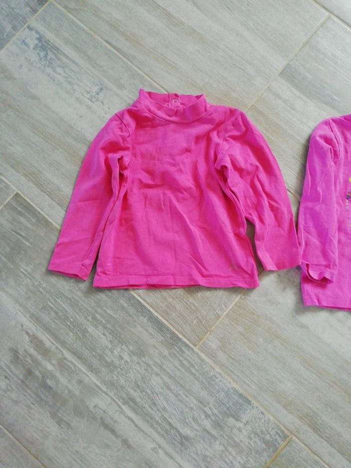 2 Hauts manches longues 23 mois fille - photo numéro 2