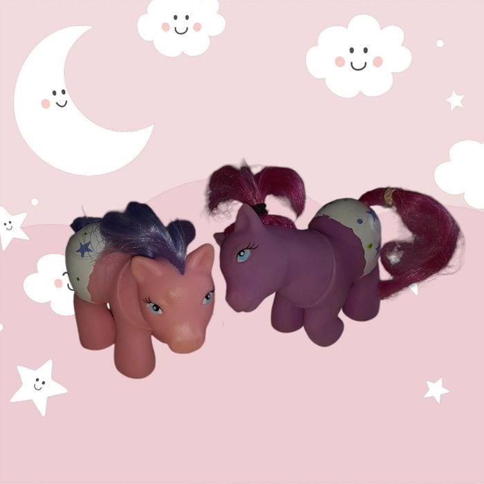 Lot de 2 poneys étoile