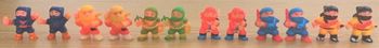 7 Figurines Ninja Soma - Vintage 1986