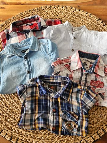 Lot chemises manches longues