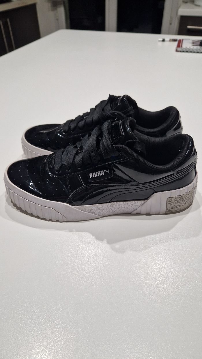 PUMA Cali Patent GS noir vernis taille 38 - photo numéro 6
