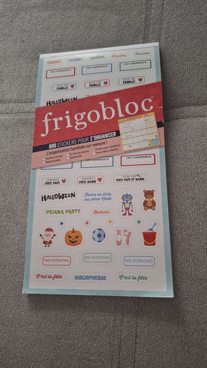 Bloc de 600 stickers pour agenda et calendriers