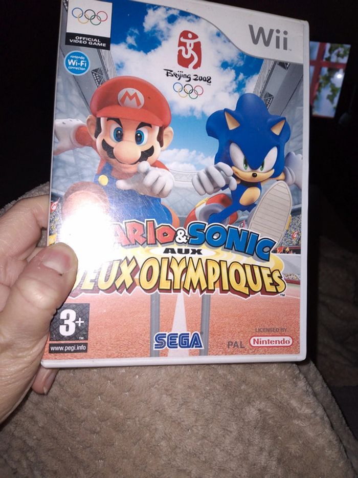 Jeu Nintendo wii Mario et sonic aux jeux olympiques