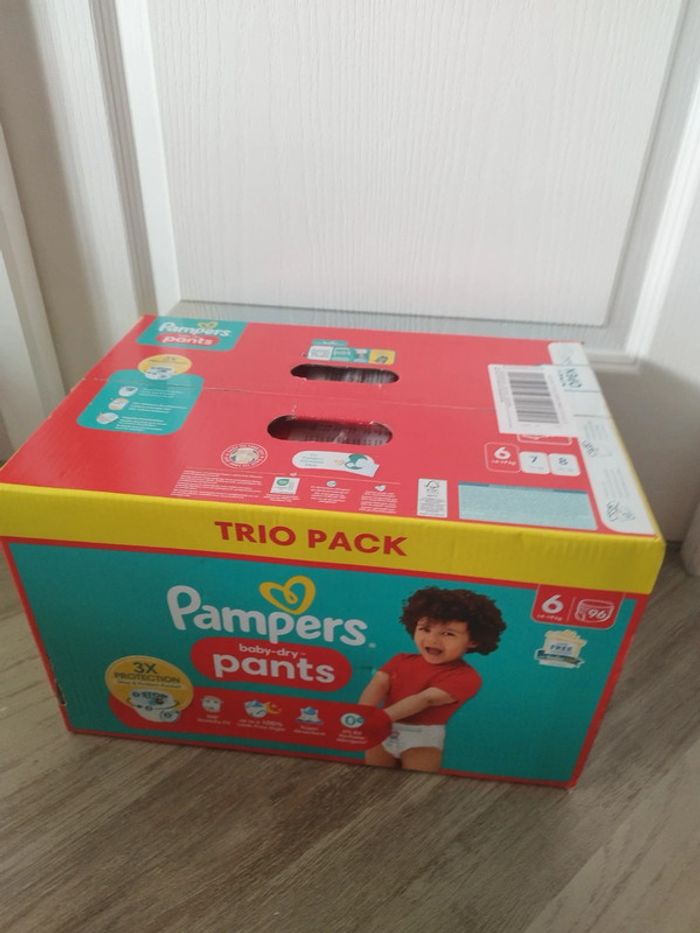 Trio pack Pampers  96 couches 14-19 kilos