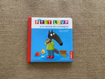 Livre p'tit loup a un animal de compagnie Auzou 