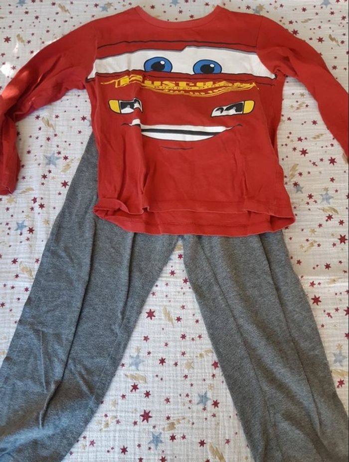 Pyjama ML Pantalon Cars Pixar Flash McQueen 3-4 ans