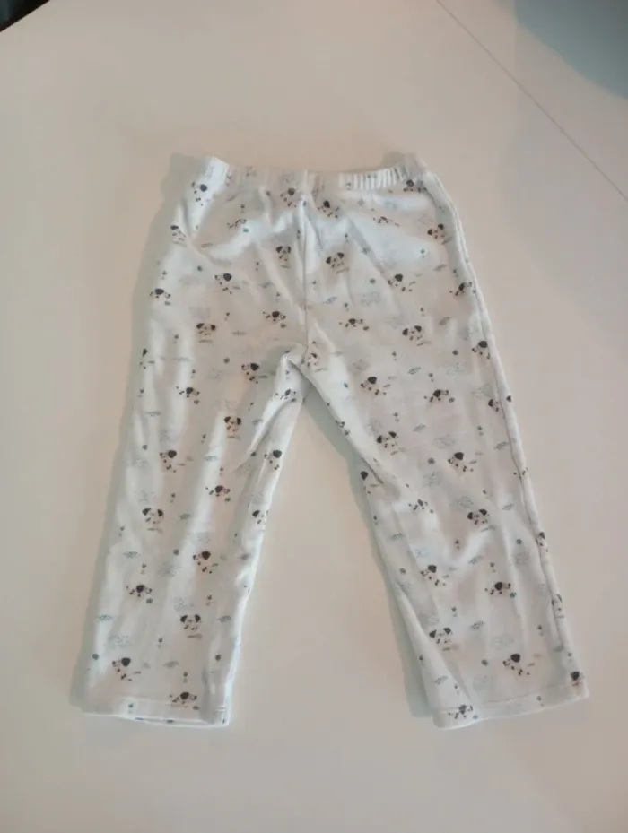 Ensemble pyjama gémo blanc 36 mois - photo numéro 4