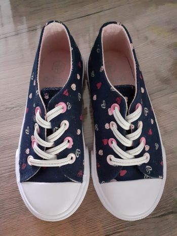 Chaussures en toile cœurs