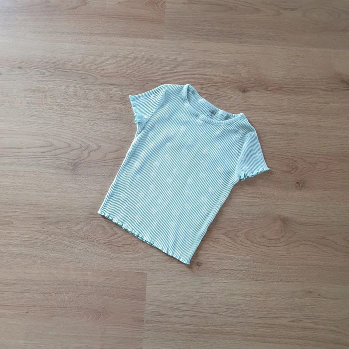 🩷 Tee-shirt MC mailles côtelé 5 ans Kiabi #emyfleury_5ansfille