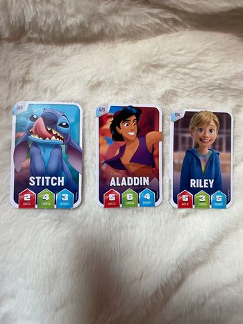 Lot de 3 cartes Disney Leclerc