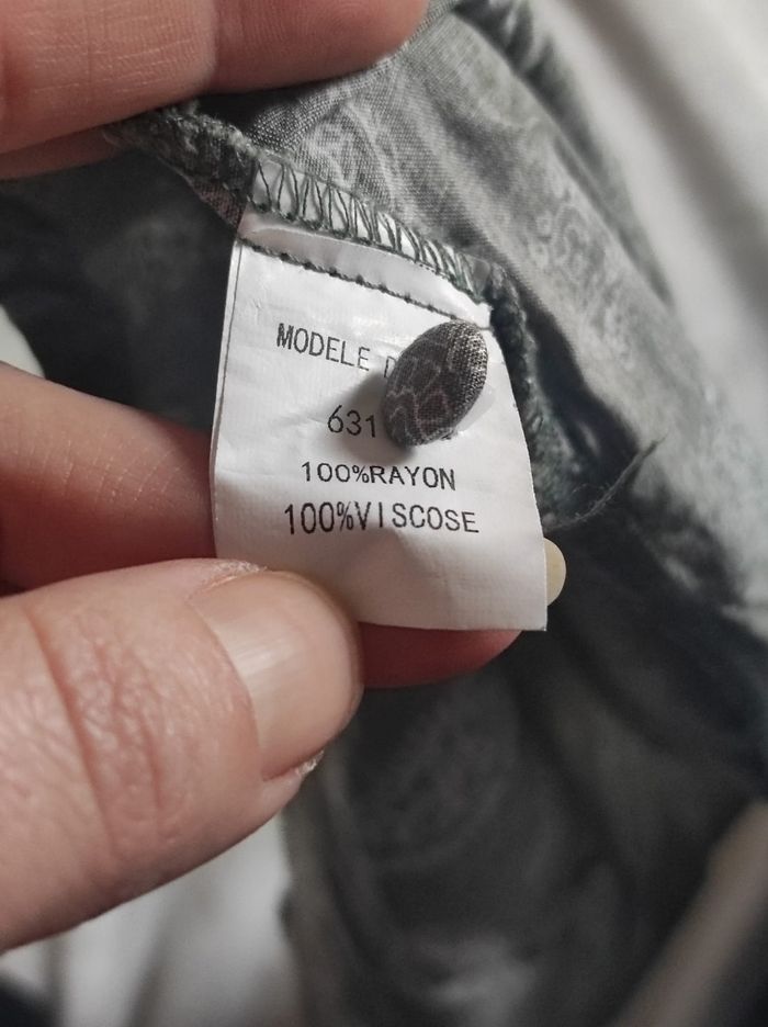 Robe longue imprimée fleurie T1 36 - photo numéro 7