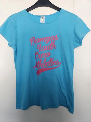 T-shirt à manches courtes fille - bleu ciel - 14 ans - Domyos