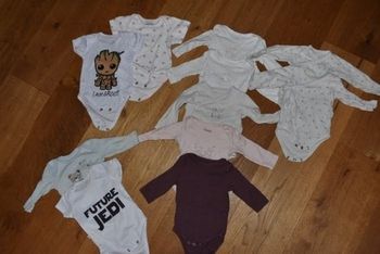 Lot de 9 bodys manches longues