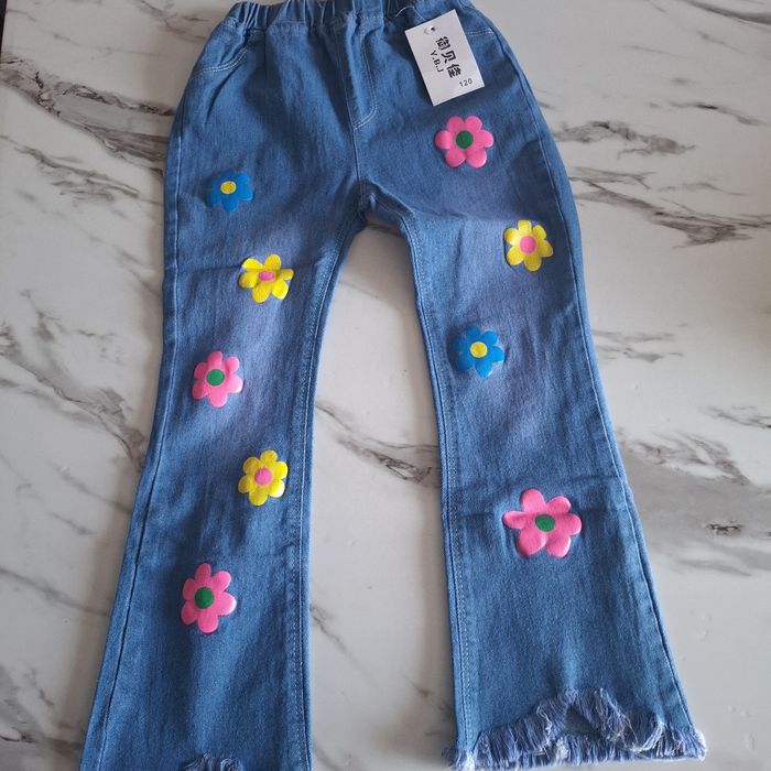 Pantalon bleu, taille 120 - photo numéro 2