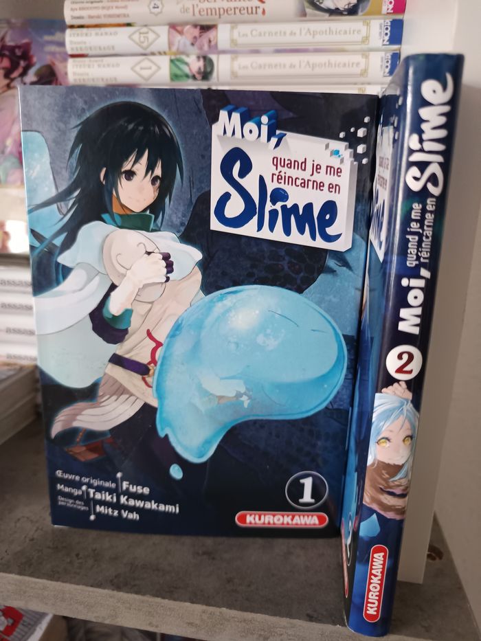Manga Moi quand je me réincarne en slime 1 et 2