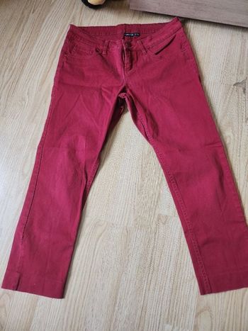 Pantacourt bordeau taille 42 Esmara (Ang)