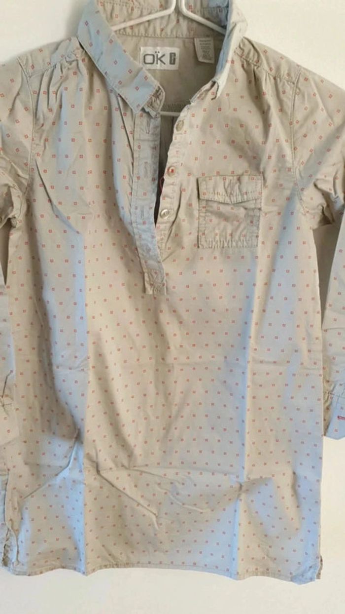 Chemise tunique okaidi 8ans - photo numéro 3