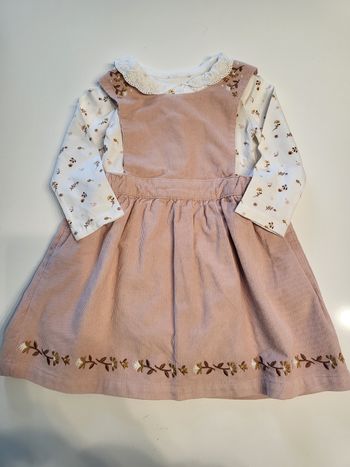 Ensemble neuf body manches longues et robe 24 mois Sergent Major