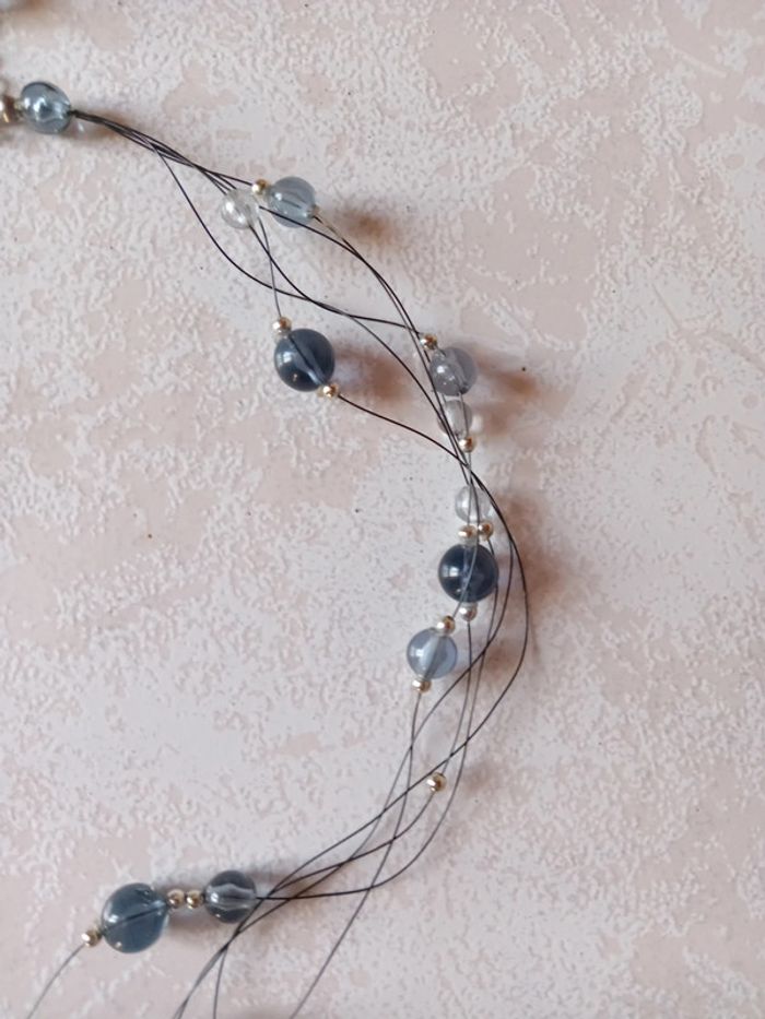 Collier fantaisie 5 rangs - photo numéro 2