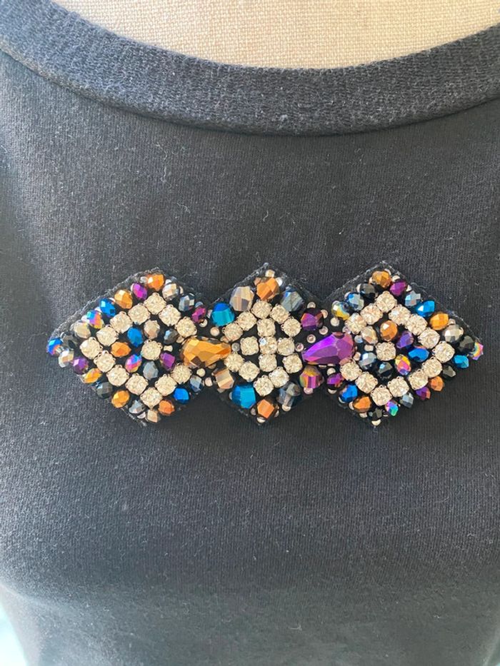 Top façon sweat noir sinequanone taille 3 - photo numéro 2