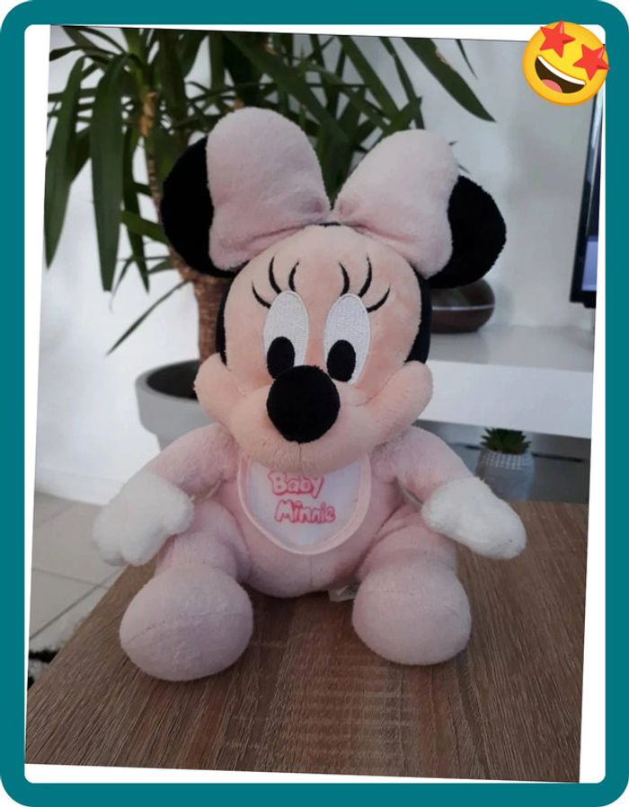 Péluche doudou Disney baby Minnie Comme Neuve🌿💝 - photo numéro 7