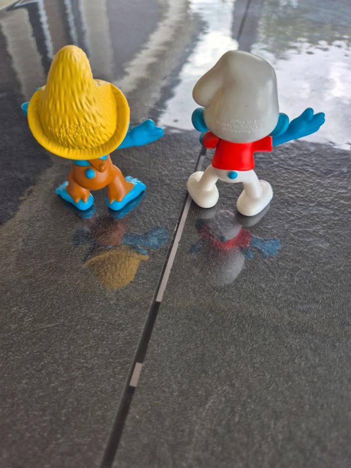 2 Figurines Schtroumpf - photo numéro 2
