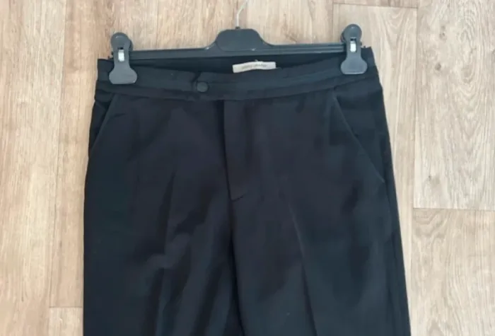 Gerard Darel, pantalon noir femme, taille 36, coupe droite - photo numéro 2