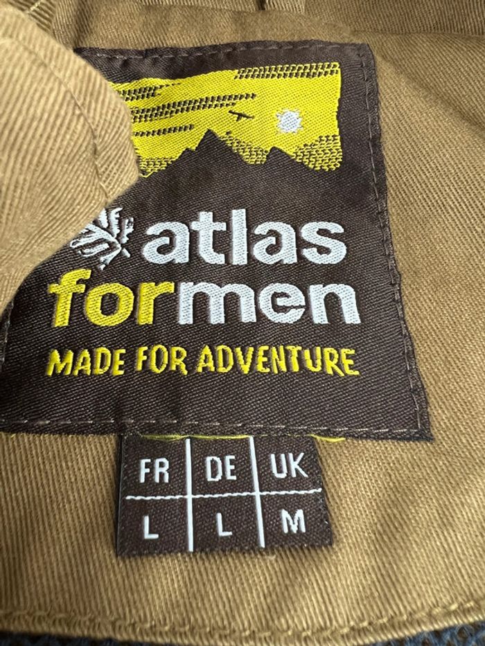 Veste Atlas For Men Kaki Marron – Taille L - photo numéro 6