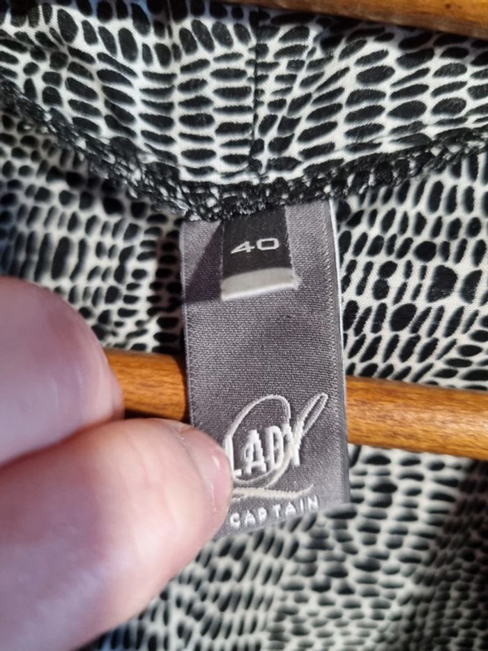 Robe noire et blanche taille 40 Lady Captain - photo numéro 3